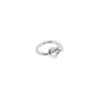 Jane Kønig Big Tied Heart Ring Ring Zilver BTHR-AW25-S