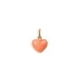 Jane Kønig Pink Coral Heart Hanger Goud GULD-PHV