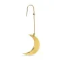 Jane Kønig Half Moon Enkele Oorbel Verguld Zilver JKHM001-G