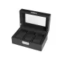 Ditur Horlogebox 3 horloges Zwart Geu00efmiteerd carbon 0000229
