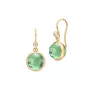 Julie Sandlau Prime Green Amethyst Oorbellen Verguld Zilver HKS181GDGRATCRCZ