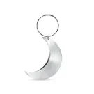 Jane Kønig Big Half Moon Creole Enkele Oorbel Zilver BHMC-XJK24-1-S
