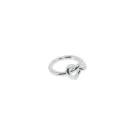 Jane Kønig Big Tied Heart Ring Ring Zilver BTHR-AW25-S