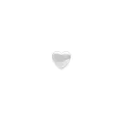 IX Studios IX Heart Enkele Oorbel Zilver DMB0370SL-ONE