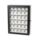 Ditur Premium Horlogebox 30 horloges Zwart Hout 0000252
